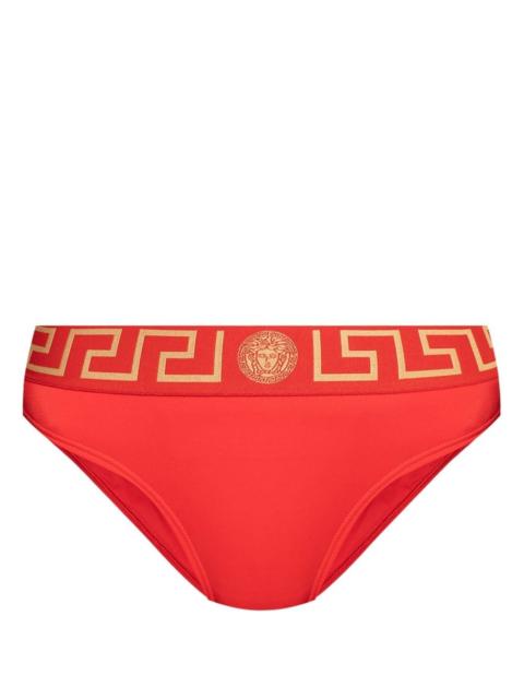 VERSACE Greca-detail bikini bottoms