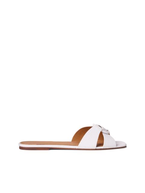 Polo Ralph Lauren leather O-ring flat sandals