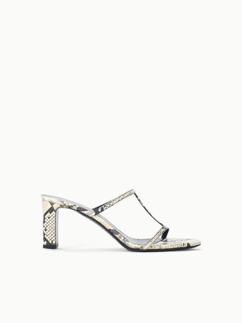 STAUD STAUD TALITA HEEL WHITE SNAKE