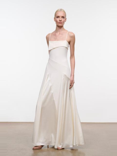 STAUD STAUD MIRAGE DRESS IVORY