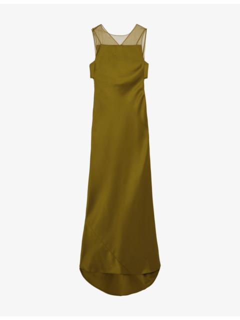 REISS Reiss x Atelier Opi Sleeveless Woven Maxi Dress