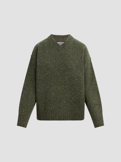 Joe's Jeans Women's The V-Neck Cotton-Cashmere Sweater - Moss