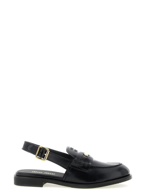 Miu Miu 'Penny Loafers' sabots