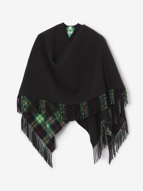 Burberry Wool Blanket Cape