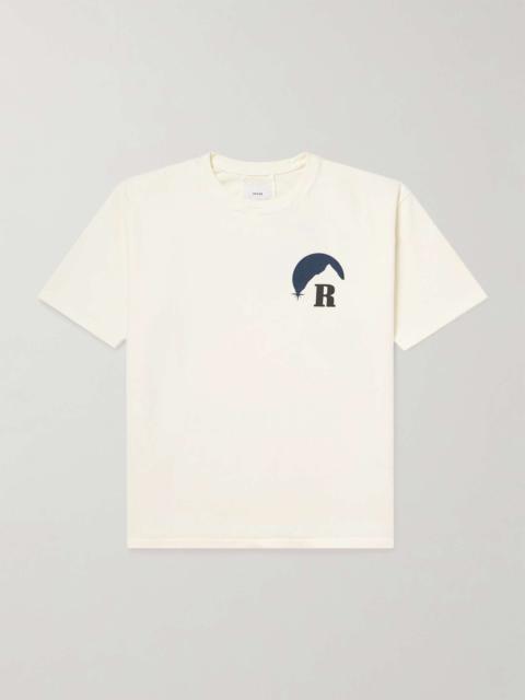 Rhude Moonlight Logo-Print Cotton-Jersey T-Shirt