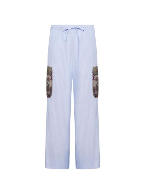 Pierre-Louis Mascia Alomhi pinstripe-pattern trousers