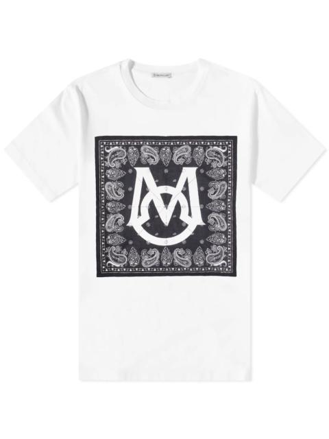 Moncler Bandana Print T-Shirt