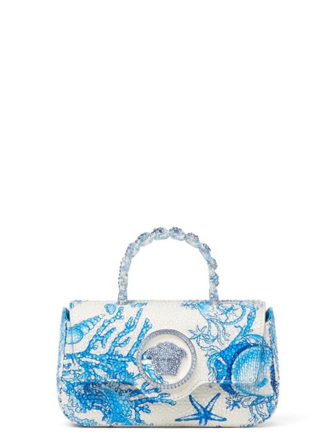 VERSACE La Medusa Mini Bag - Bright Blue Underwater Barocco