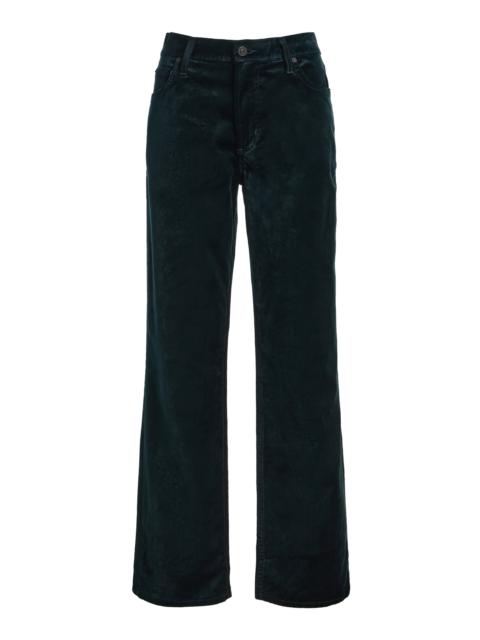 Citizens of Humanity Anissa Velvet Straight-Leg Pants