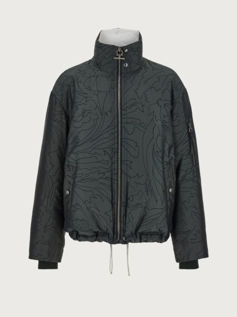 FERRAGAMO FEATHER QUILTED BLOUSON