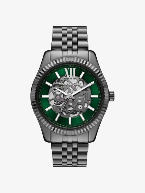 MICHAEL KORS Oversized Lexington Gunmetal Watch