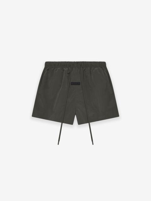 ESSENTIALS Crinkle Nylon Running Short