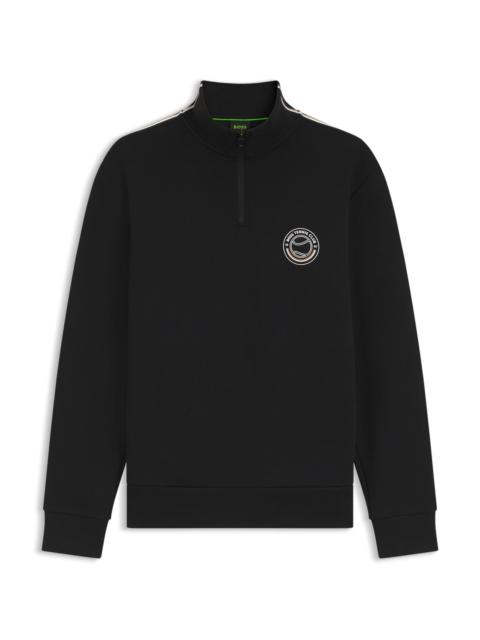 BOSS SWEATSHIRT WITH TENNIS ARTWORK