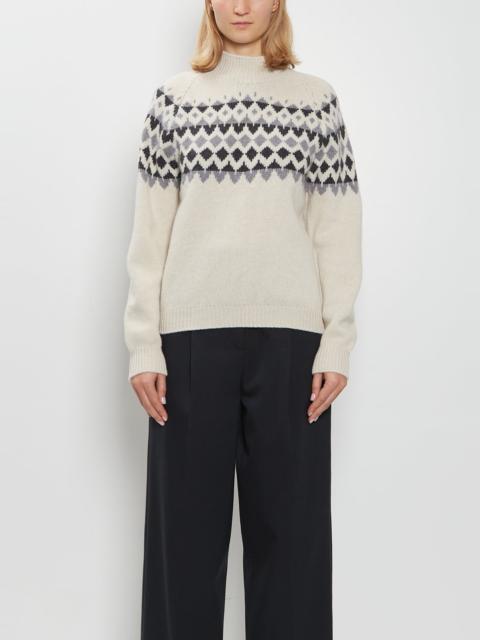 MARGARET HOWELL High Neck Fairisle Sweater