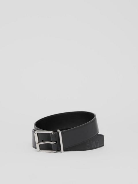 Burberry Horseferry Print Leather Belt