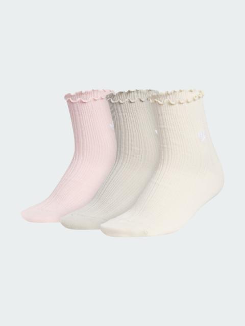 adidas Unisex Originals Ruffle 3-Pack Quarter