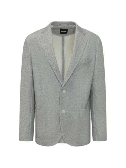 BOSS Hanry single-breasted blazer