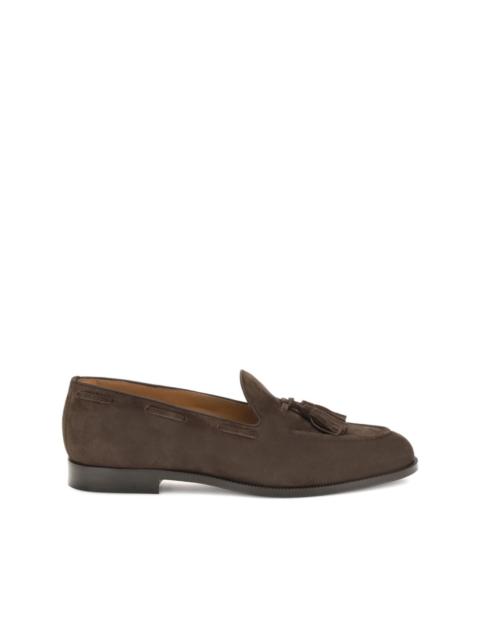 Loro Piana tassel suede loafers