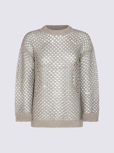 Valentino VALENTINO BEIGE LINEN KNITWEAR