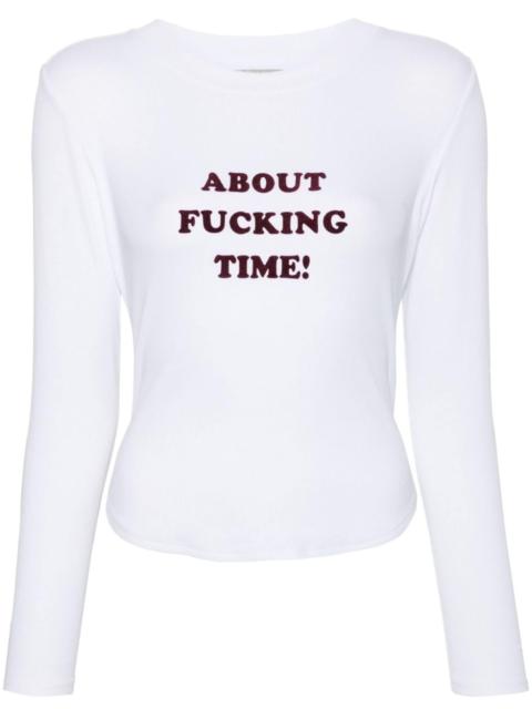 Stella McCartney slogan-print T-shirt