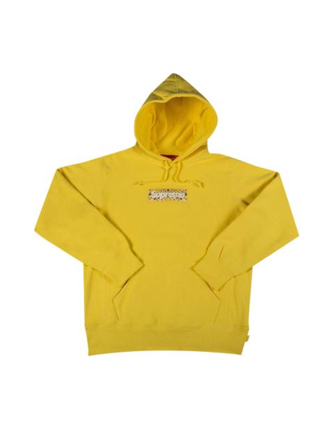 Supreme Bandana Box Logo Hooded Sweatshirt 'Yellow'