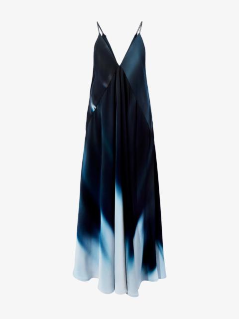 Proenza Schouler Torres Dress in Printed Viscose Gabardine