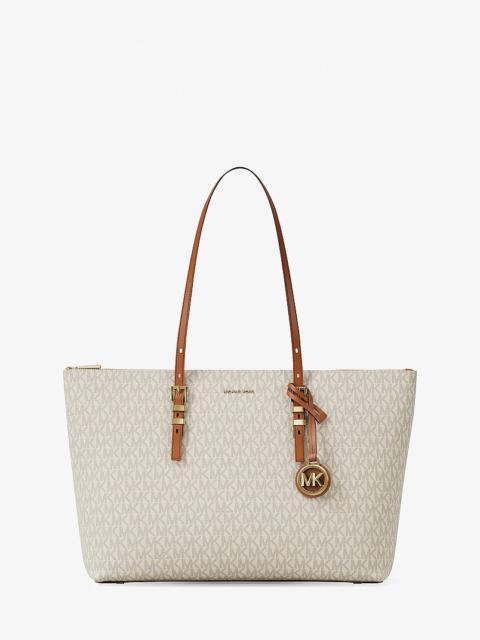MICHAEL KORS Quinn Large Signature Logo Tote Bag