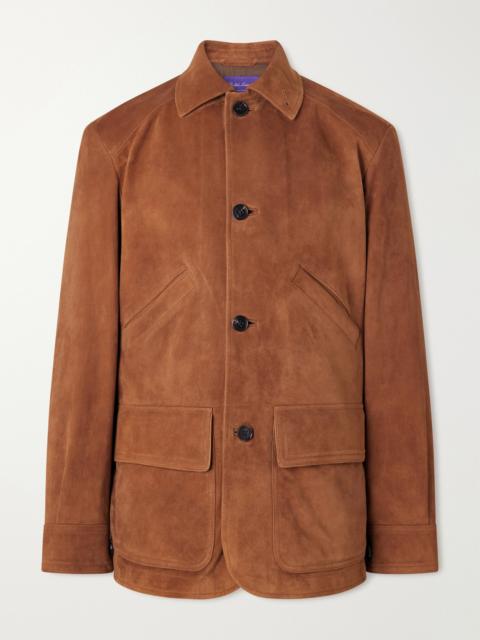 Ralph Lauren Hollis Panelled Suede Jacket