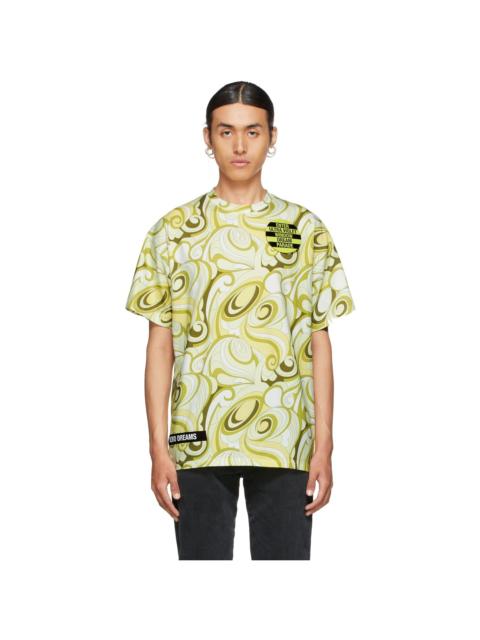 Raf Simons Yellow & Green Printed T-Shirt