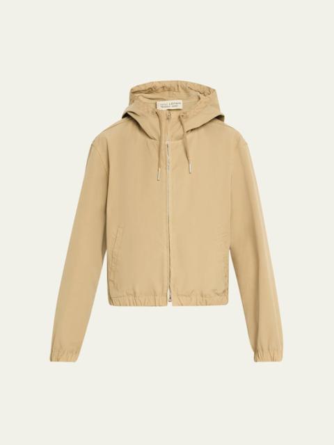 NILI LOTAN Clyde Hooded Cotton Windbreaker