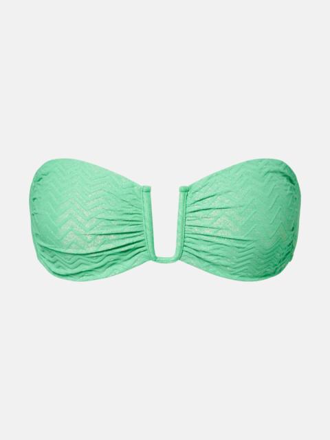 MELISSA ODABASH Prague bandeau bikini top
