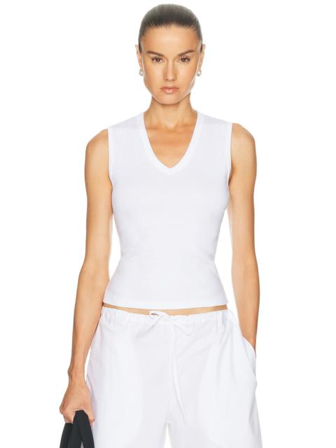 LESET Nando Sleeveless V-Neck Tank Top