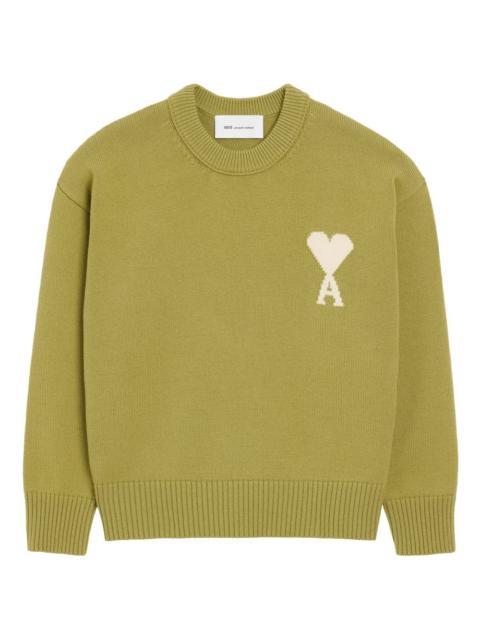 AMI Paris Ami De Coeur logo-detail sweater