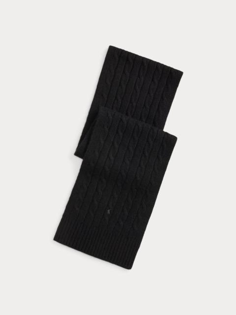 Polo Ralph Lauren Cable-Knit Cashmere Scarf