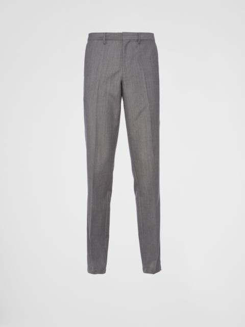 Mohair wool pants