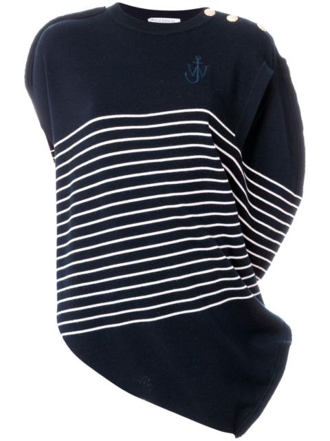 JW Anderson striped knitted top