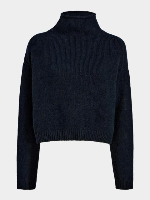 KHAITE Marke Mock Turtleneck Cashmere Sweater