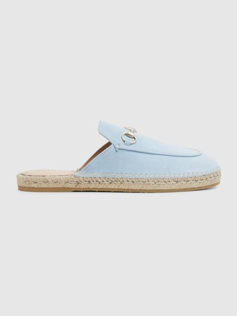 GUCCI Women's espadrille mule with Horsebit