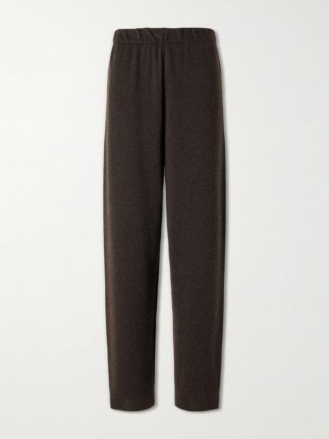 The Row Parvi cashmere tapered pants Brown