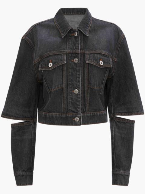 JW Anderson CUT OUT SLEEVE DENIM JACKET