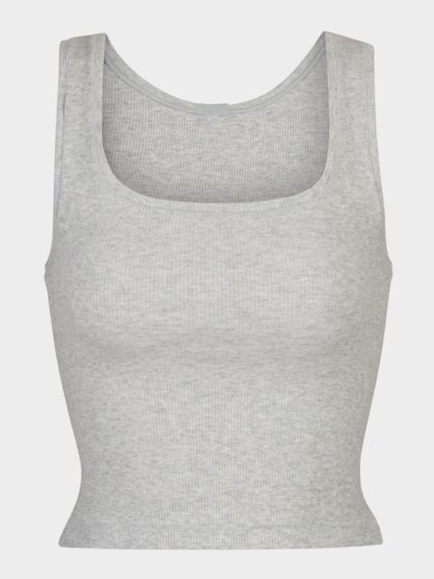 SKIMS Cotton Rib Cropped Tank