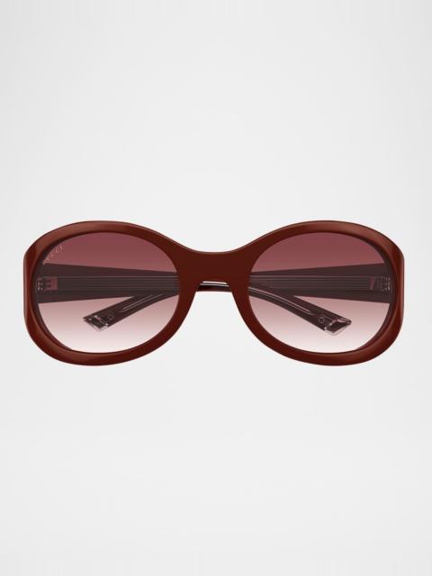 GUCCI GG2013S Round Recycled Acetate Sunglasses