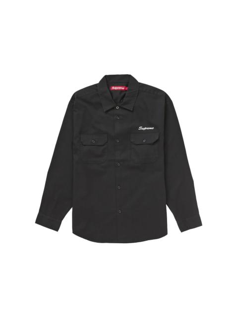 Supreme Supreme Mister Cartoon Work Shirt Black