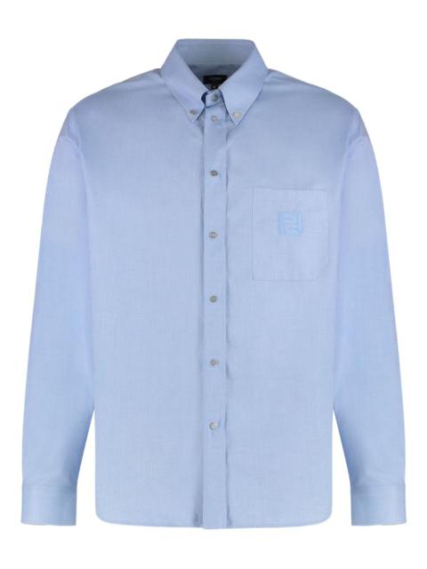 FENDI chest-pocket button-down shirt