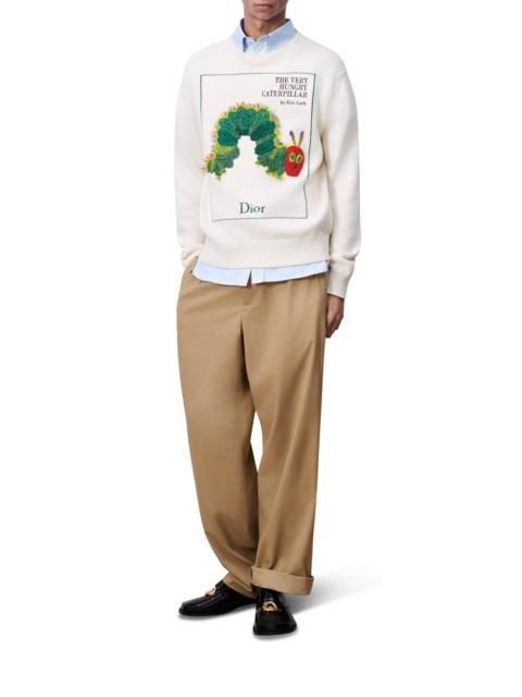 Dior SWEATER WITH BOOK COVER EMBROIDERY