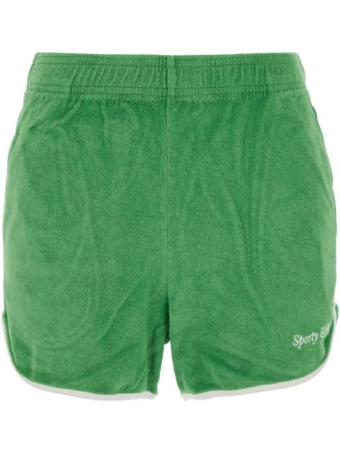 Sporty & Rich contrasting-trim shorts