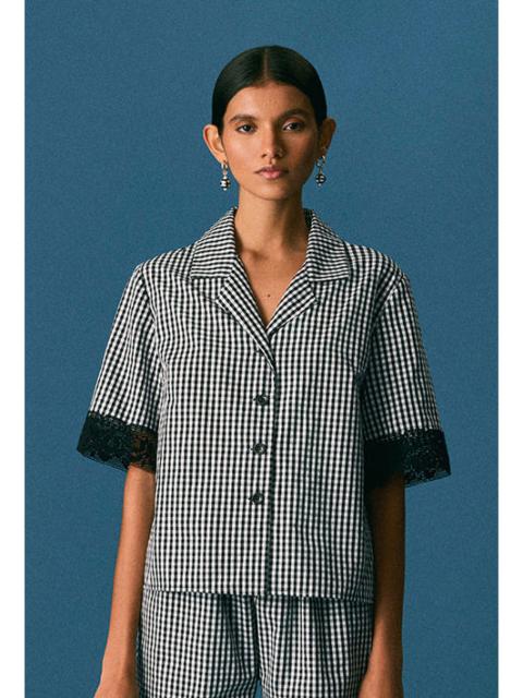 SHRIMPS Dimity Blouse - Black Gingham