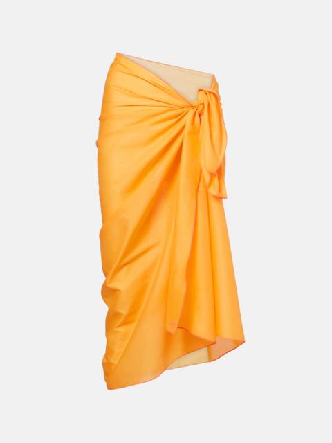 ERES Cabine cotton beach cover-up