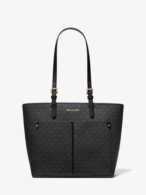 MICHAEL KORS Jet Set Medium Logo Pocket Tote Bag