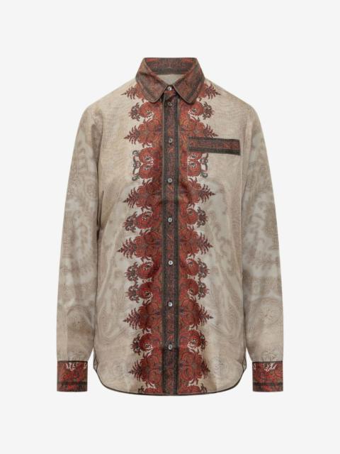 Pierre-Louis Mascia Aloe paisley-print shirt